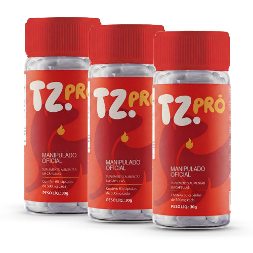 Tz Pro Suplemento Alimentar Termogênico 3x60g 60 Capsulas